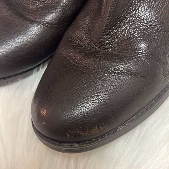 BCBGeneration brown leather harness equestrian boots, size 7, BIN 14 - Picture 10 of 11